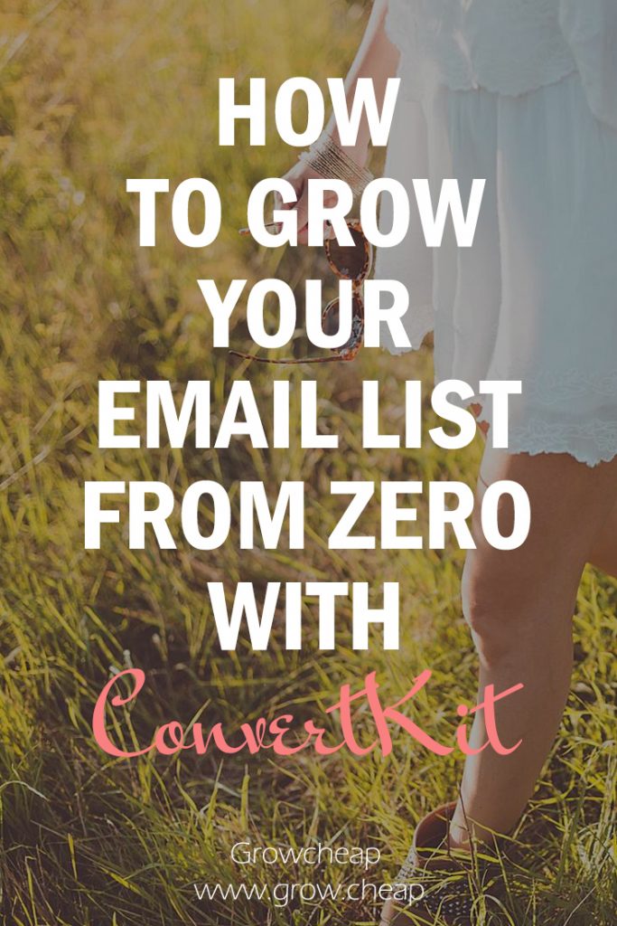 How To Grow Email List From Zero & Why ConvertKit? #Blogging #Marketing