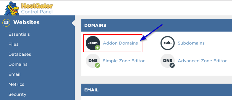 How To Add Another Domain to HostGator