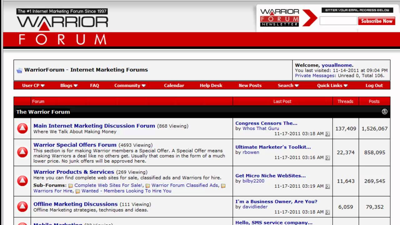 Worrior Forum - Make Money Online Forums