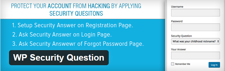 WP Security Question Best WordPress Login Security Plugins