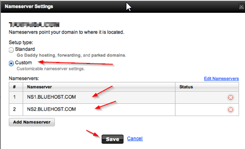 How To Point Godaddy Domain to BlueHost?